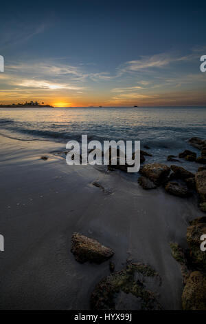 Dieses Bild wurde aufgenommen in Dickenson Bay auf der Insel Antigua.  Die Bucht ist am nordwestlichen Ufer der Insel und ist eines der beliebtesten werden Stockfoto