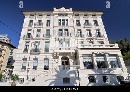 San Remo Hotel de Paris, Luxus-Hotel und Spa. Stockfoto