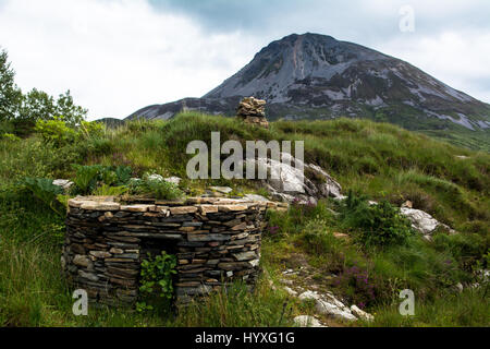 Errigal Mountain Dunlewey Gweedore Donegal Irland Europa Stockfoto