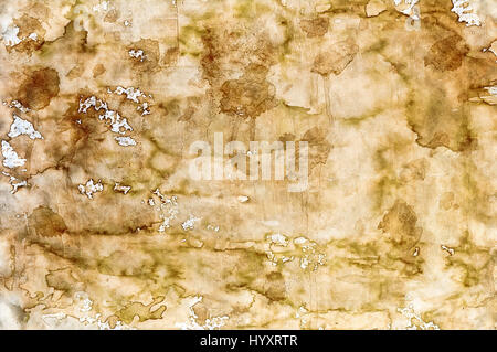 Gruselige Textur mit Flecken in horizontalen Komposition Stockfoto