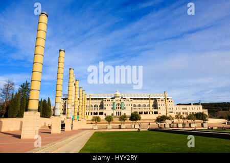 Estadi Olimpic de Monjuic Lluis Companys, 1992 Olympics Veranstaltungsort, Barcelona, Katalonien, Spanien Stockfoto