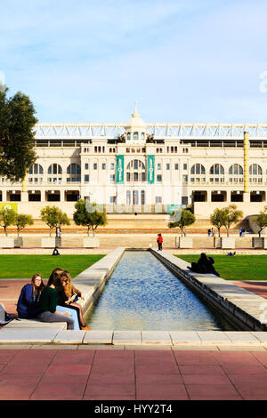 Estadi Olimpic de Monjuic Lluis Companys, 1992 Olympics Veranstaltungsort, Barcelona, Katalonien, Spanien Stockfoto