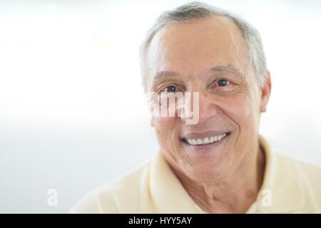 Senior woman, Lächeln, Porträt. Stockfoto