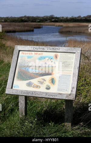 Allgemeine Ansichten Pagham Strand und Geschäfte auf der South Coast, West Sussex, UK. Stockfoto