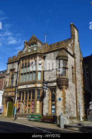 Dorset Museum, High West Street, Dorchester, England, Großbritannien. Es wird von der Dorset Natural History and Archaeological Society betreut. Stockfoto