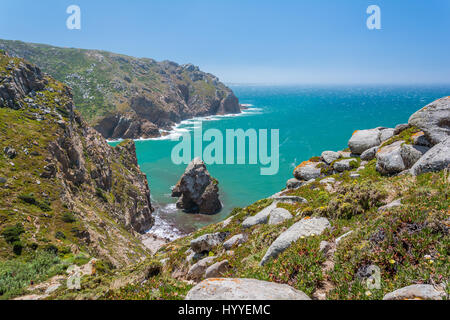 Cabo da Roca, Sintra, Portugal Stockfoto