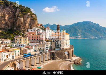 Atrani, Amalfi-Küste Stockfoto