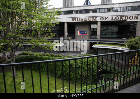 London, UK. 4. April 2017. Das Museum of London. Stockfoto