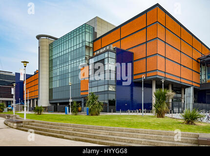 Die SSE-Arena (ehemals der Odyssey Arena), Titanic Quarter, Belfast, Grafschaft Antrim, Nordirland, Vereinigtes Königreich Stockfoto