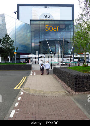 Intu Soar Freizeit Anlage Braehead Glasgow. Ehemals Xscape Stockfoto