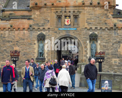 Torhaus des Edinburgh Castle Stockfoto