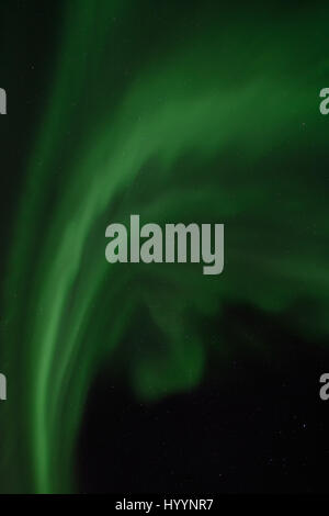 Aurora Borealis vom Hotel Ranga in Südisland Stockfoto