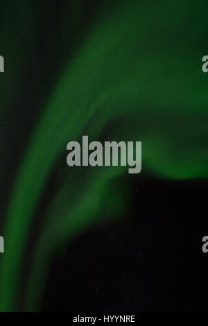 Aurora Borealis vom Hotel Ranga in Südisland Stockfoto