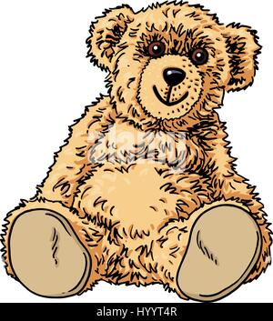 Teddybär. Vector Illustration. Stock Vektor