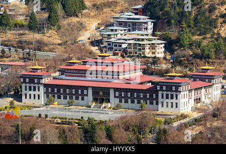 Parlament in der Hauptstadt Thimpu, Bhutan Stockfoto