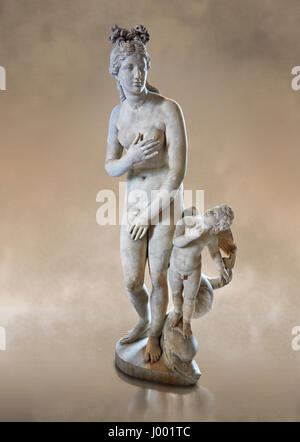 Aphrodite (Venus an die Römer) "Capitoline Type". 2. Cent AD römischen Statue, Marmor, von Acqua Traversa in der Nähe von Rom. Inv Herr 369 oder Ma 335, Louvre Stockfoto