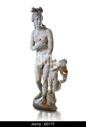 Aphrodite (Venus an die Römer) "Capitoline Type". 2. Cent AD römischen Statue, Marmor, von Acqua Traversa in der Nähe von Rom. Inv Herr 369 oder Ma 335, Louvre Stockfoto