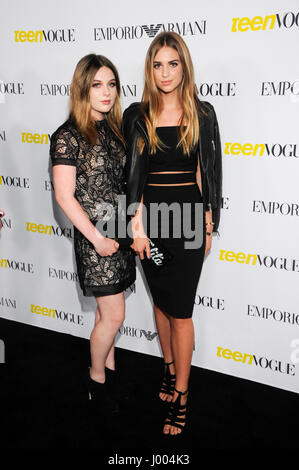 Jamison Belushi (l) und Talita von Furstenberg besucht die Teen Vogue Young Hollywood Thema Party am 2. Oktober 2015 in Beverly Hills, Kalifornien. Stockfoto