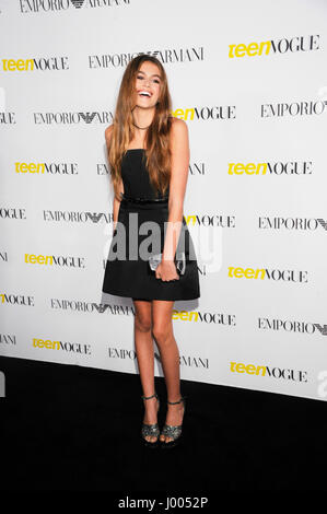 Kaia Gerber besucht die Teen Vogue Young Hollywood Thema Party am 2. Oktober 2015 in Beverly Hills, Kalifornien. Stockfoto