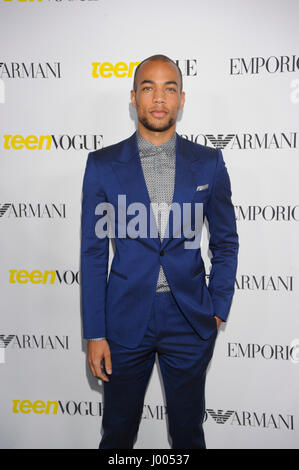 Kendrick Sampson besucht die Teen Vogue Young Hollywood Thema Party am 2. Oktober 2015 in Beverly Hills, Kalifornien. Stockfoto