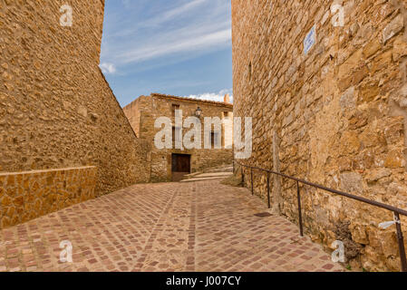 Die Stadt Culla in Castellón, Valencia Stockfoto