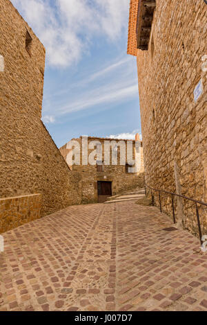 Die Stadt Culla in Castellón, Valencia Stockfoto