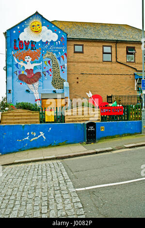 Liebe Cafe, Hastings St Leornards Sussex Stockfoto