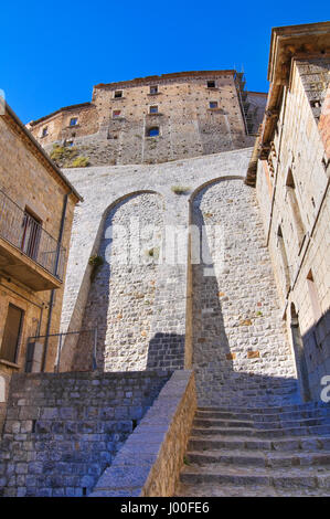 Burg von Cancellara. Basilikata. Italien. Stockfoto