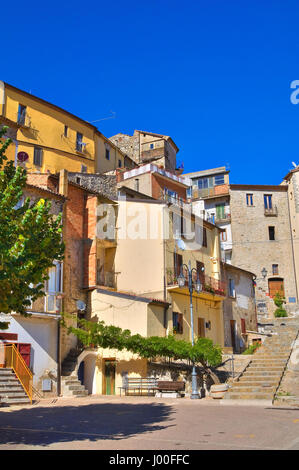 Gasse. Cancellara. Basilikata. Italien. Stockfoto