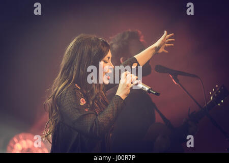 Charlotte, North Carolina, USA. 7. April 2017. KARI JOBE führt bei The Fillmore in Charlotte, North Carolina auf der Garten-Tour. Bildnachweis: Jason Walle/ZUMA Draht/Alamy Live-Nachrichten Stockfoto