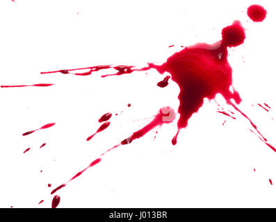 Blut-Spritzen Stockfoto