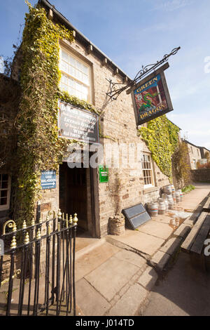 Green Dragon Inn, Yorkshire Dales Stockfoto