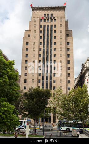 China, Shanghai.  Bank of China Büro Gebäude. Stockfoto