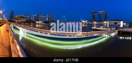 Marina Bay, Singapur Stockfoto