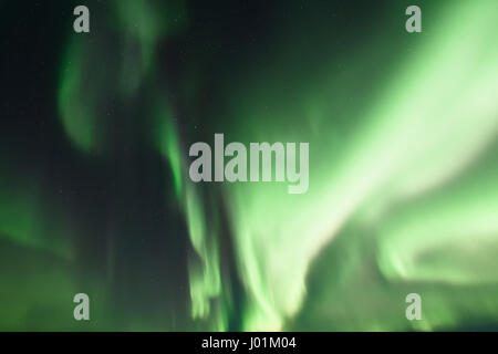 Aurora Borealis vom Hotel Ranga in Südisland Stockfoto