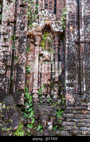 Mein Sohn-Heiligtum in Zentralvietnam, Tempelruine der Anlage meines Sohnes. Stockfoto