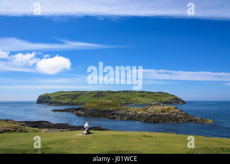 Das Kalb von Mann & Kitterland vom Sound, Insel Man. Stockfoto