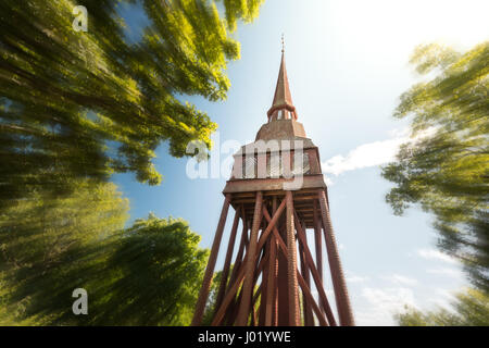 Skansen Open-Air-Museum und Zoo in Schweden befindet sich auf der Insel Djurgården in Stockholm. Alte schwedische traditionelles Dorf. Skandinavien, Europa. Stockfoto