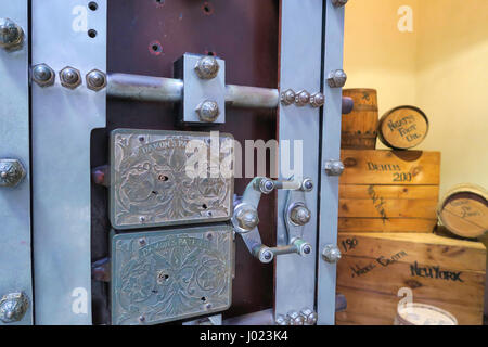 Tresor auf dem Display in der Federal Hall National Memorial, NYC Stockfoto