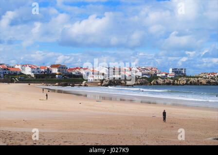 Surfer Lagune in Peniche, Portugal Stockfoto