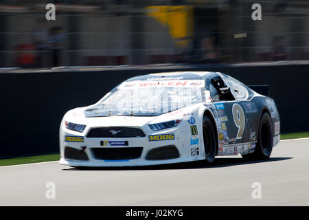 Valencia, Spanien. 9. April 2017.  Ercoli während der NASCAR WHELEN EUROSERIE Sitzung Sonntag in Circuit Ricardo Tormo, Cheste, Valencia, Spanien. Foto: Cronos/Omar Arnau/Alamy Live News Stockfoto