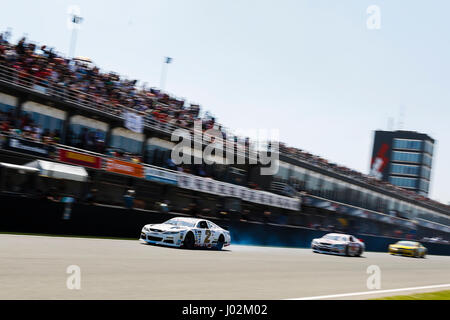 Valencia, Spanien. 9. April 2017.  Gonzalez in der NASCAR WHELEN EUROSERIE Sitzung Sonntag in Circuit Ricardo Tormo, Cheste, Valencia, Spanien. Foto: Cronos/Omar Arnau/Alamy Live News Stockfoto