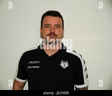 Doncaster, South Yorkshire, UK. 9. April 2017. Sean Penkywicz (Neuzugang) für Toronto Wolfpack während der Kingstone Presse Liga 1 Leuchte Rugby-League-Partie auf das Keepmoat Stadium, Doncaster, South Yorkshire Bild von Stephen Gaunt/Alamy Live News Stockfoto