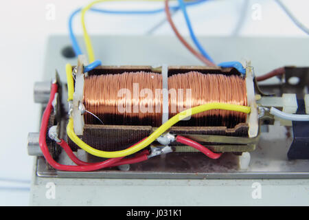 Elektromagnet-Tool. Niedrige aktuelle Elektromagneten. Stockfoto