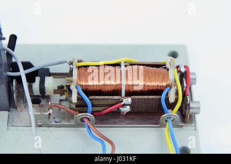 Elektromagnet-Tool. Niedrige aktuelle Elektromagneten. Stockfoto