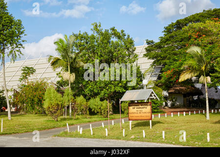 Nationalmuseum von Port Vila, Vanuatu (Musee National de Vanuatu), Insel Efate, Vanuatu Stockfoto