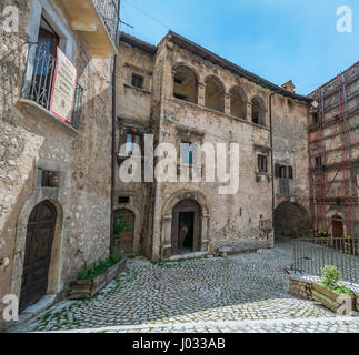 Santo Stefano di Sessanio, Provinz l ' Aquila, Abruzzo (Italien) Stockfoto