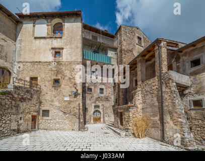 Santo Stefano di Sessanio, Provinz l ' Aquila, Abruzzo (Italien) Stockfoto