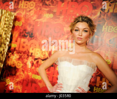 Lili Simmons besucht HBO 2015 Emmy After Party im Pacific Design Center am 20. September 2015 in Los Angeles, Kalifornien. Stockfoto