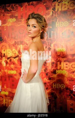 Lili Simmons besucht HBO 2015 Emmy After Party im Pacific Design Center am 20. September 2015 in Los Angeles, Kalifornien. Stockfoto